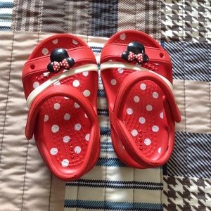 Toddler Crocs Disney Minnie Mouse size 4